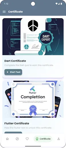 Скриншот 4 — Learn Flutter With Certificate