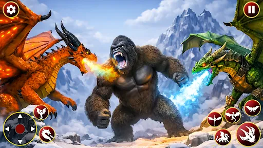 Скриншот 1 — Flying Dragon Sim: Be A Dragon