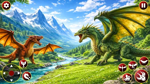 Скриншот 7 — Flying Dragon Sim: Be A Dragon