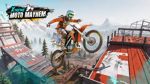 Скриншот 6 — Xtreme Moto Mayhem: Bike Games