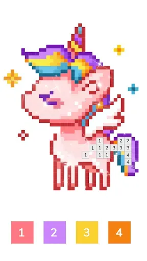 Скриншот 1 — Color by Pixel - Pixel Number