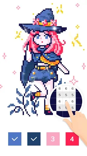 Скриншот 4 — Color by Pixel - Pixel Number
