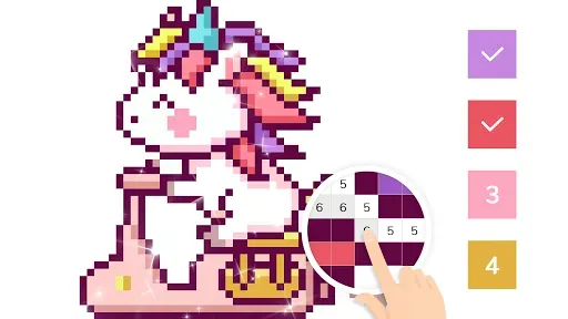 Скриншот 6 — Color by Pixel - Pixel Number