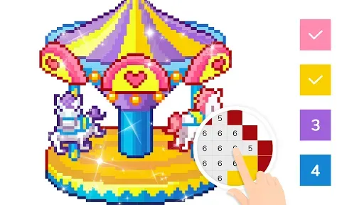 Скриншот 8 — Color by Pixel - Pixel Number