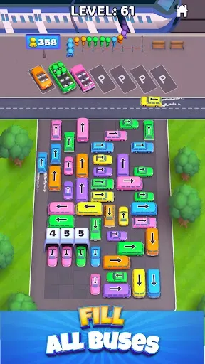 Скриншот 4 — Bus GO! Car Sorting Puzzle
