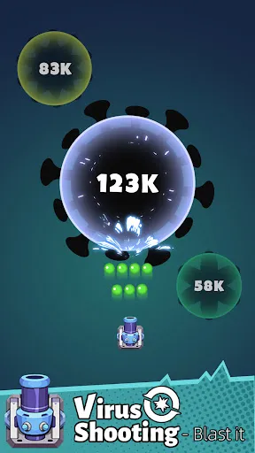 Скриншот 2 — Virus Shooting -  Blast it