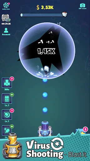 Скриншот 3 — Virus Shooting -  Blast it