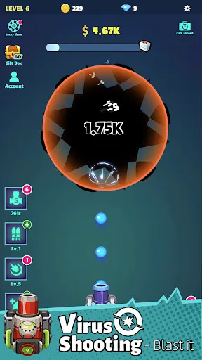 Скриншот 5 — Virus Shooting -  Blast it
