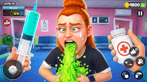 Скриншот 1 — Crazy Doctor Prank Simulator