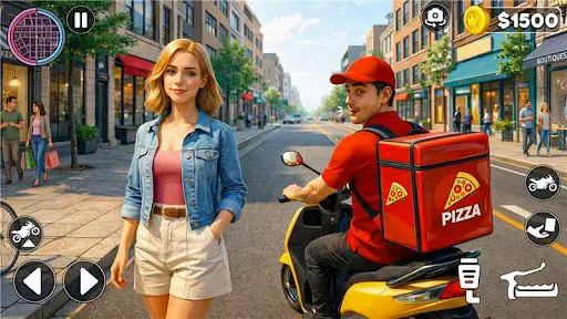 Скриншот 1 — City Food Delivery Simulator