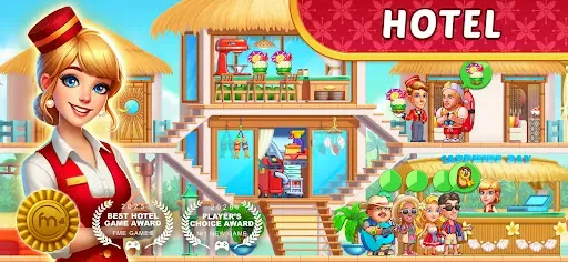 Скриншот 3 — My Hotel ™ Отель Игра