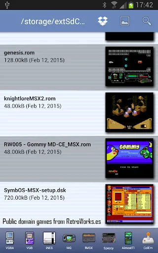 Скриншот 2 — fMSX - MSX/MSX2 Emulator