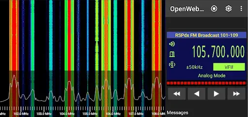 Скриншот 4 — OpenWebRX Online SDR Radio