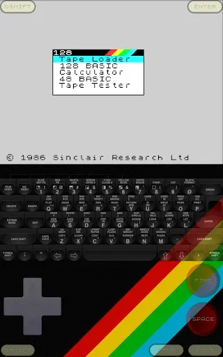 Скриншот 1 — Speccy+ ZX Spectrum Emulator