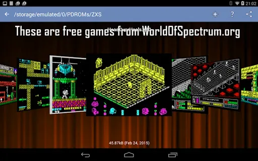 Скриншот 3 — Speccy+ ZX Spectrum Emulator