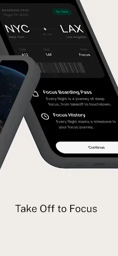 Скриншот 2 — FocusFlight: Focus Timer