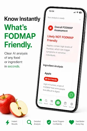 Скриншот 1 — FODMAP Diet food Scanner