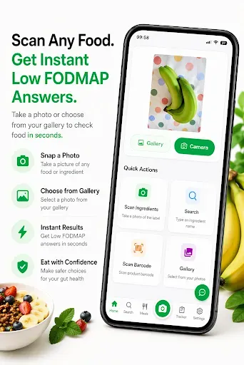 Скриншот 2 — FODMAP Diet food Scanner