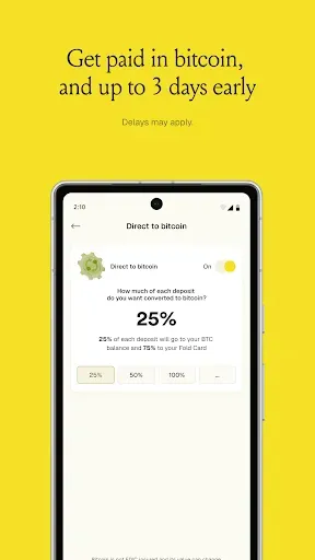 Скриншот 5 — Fold: Bitcoin Personal Finance