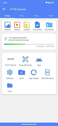 Скриншот 1 — FV File Manager