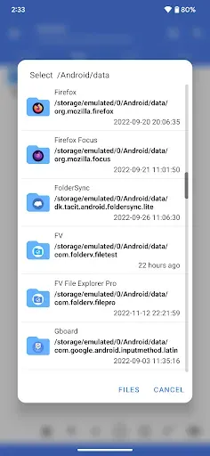 Скриншот 2 — FV File Manager