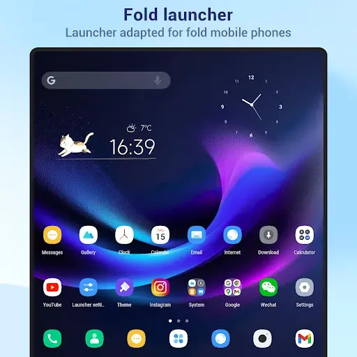 Скриншот 1 — Fold Launcher
