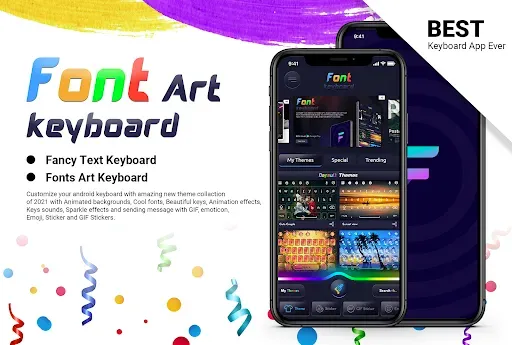 Скриншот 2 — Fonts Keyboard - Fonts & Emoji