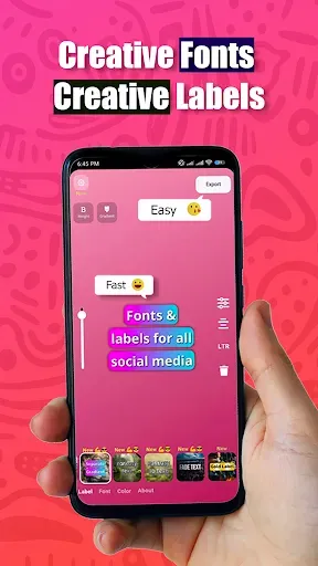 Скриншот 1 — Fonto - story font for IG