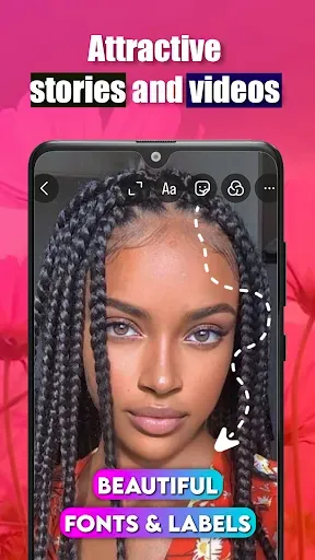 Скриншот 2 — Fonto - story font for IG