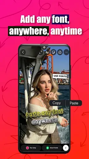 Скриншот 3 — Fonto - story font for IG