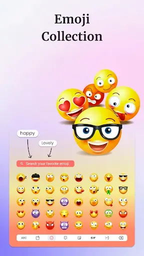 Скриншот 4 — Fonts Keyboard Themes - Emoji