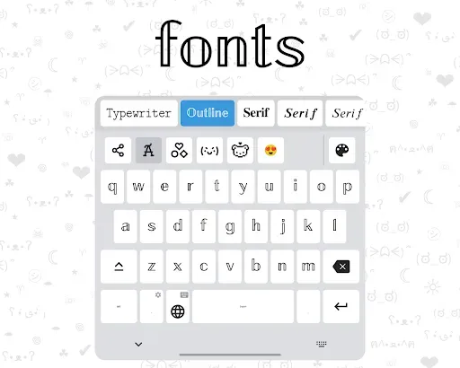 Скриншот 6 — Fonts - Шрифты для Клавиатуры