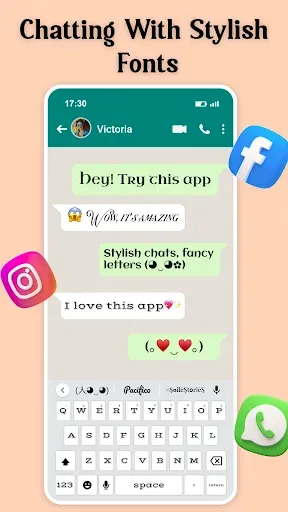 Скриншот 3 — Stylish Text & Keyboard Themes