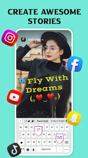 Скриншот 6 — Stylish Text & Keyboard Themes