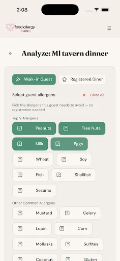 Скриншот 6 — Food Allergy Ally
