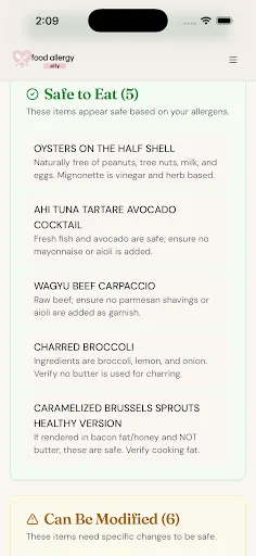 Скриншот 7 — Food Allergy Ally