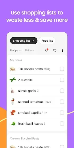 Скриншот 6 — Samsung Food: Meal Planner