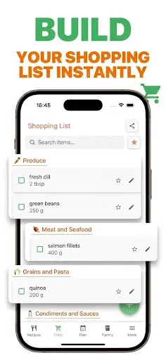Скриншот 4 — Meal Planner: FoodiePrep AI