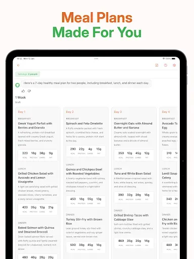 Скриншот 7 — Meal Planner: FoodiePrep AI