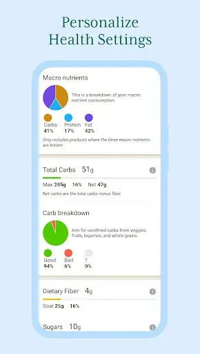 Скриншот 5 — Calorie Counter App: Fooducate