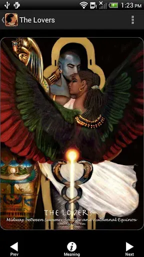 Скриншот 1 — The Journey into Egypt Tarot