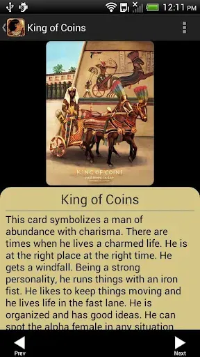 Скриншот 2 — The Journey into Egypt Tarot