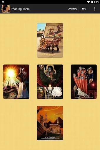 Скриншот 5 — The Journey into Egypt Tarot