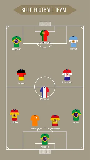 Скриншот 3 — Football Squad Builder