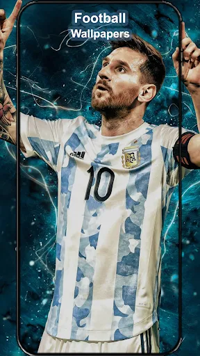 Скриншот 1 — Football Wallpaper HD 4K