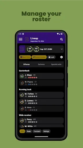 Скриншот 1 — Football Legacy Manager 25