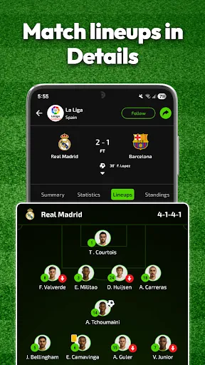 Скриншот 4 — Football Live Scores Match