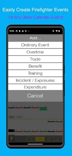 Скриншот 2 — FireSync Shift Calendar