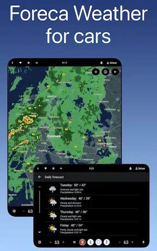 Скриншот 6 — Foreca Weather Automotive