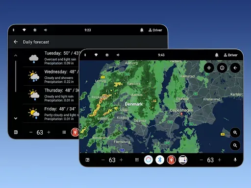 Скриншот 7 — Foreca Weather Automotive